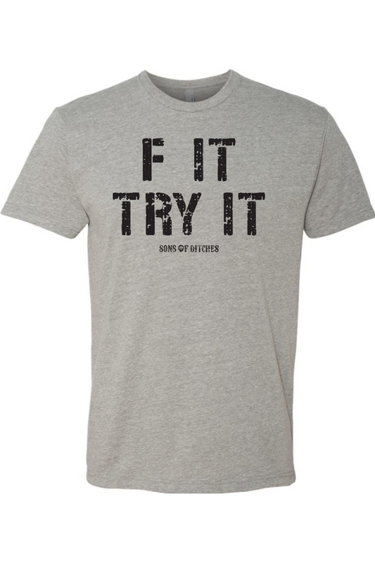 New F IT TRY IT TEE - T-shirt - SOD
